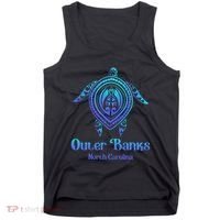 Outer Banks North Carolina Souvenir OBX NC Sea Turtle Tank Top thumb 0
