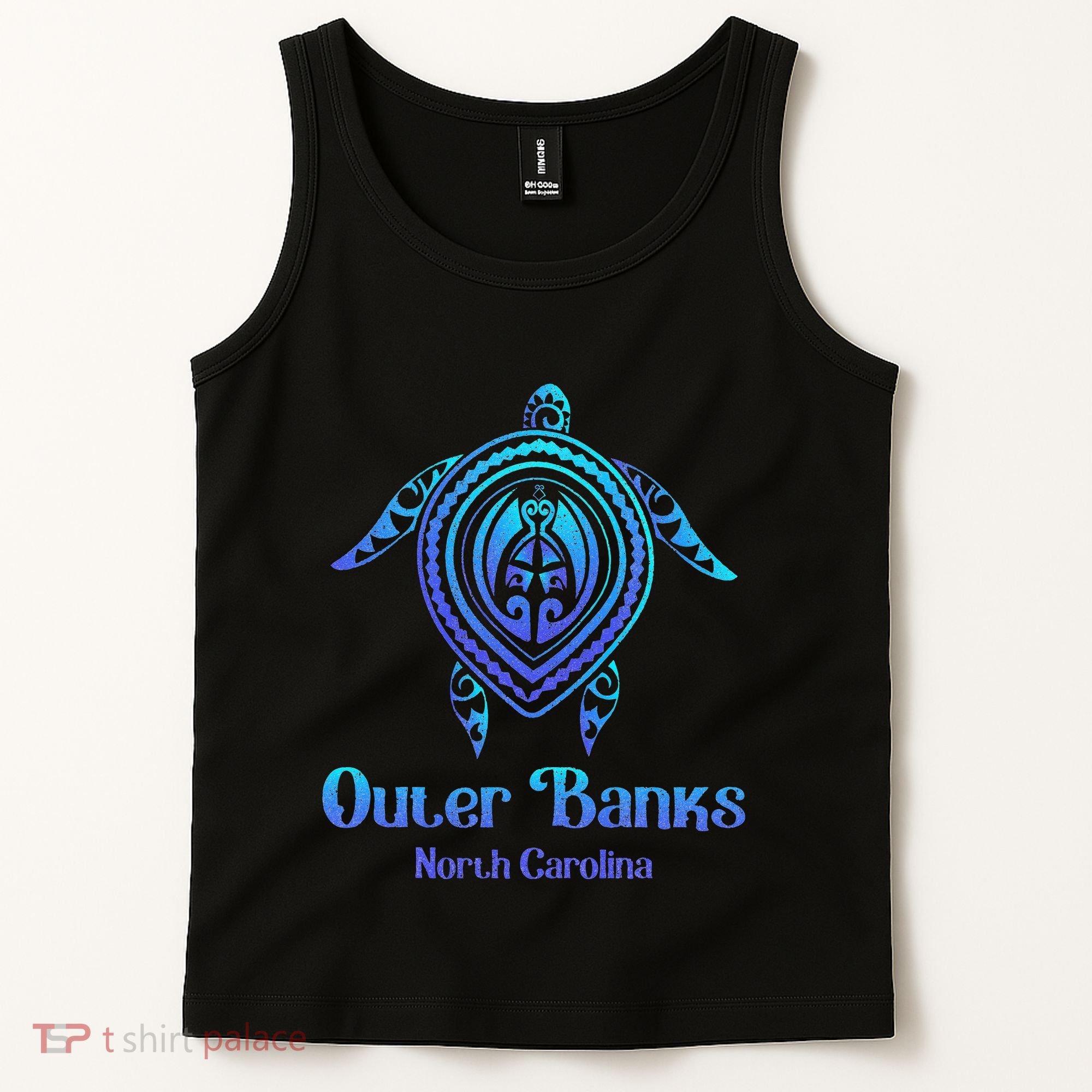Outer Banks North Carolina Souvenir OBX NC Sea Turtle Tank Top