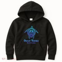 Outer Banks North Carolina Souvenir OBX NC Sea Turtle Kids Hoodie thumb 0
