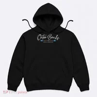 Outer Banks North Carolina Oars Graphic Hoodie thumb 0