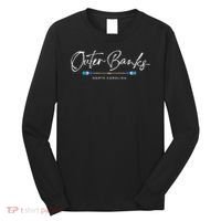 Outer Banks North Carolina Oars Graphic Long Sleeve Shirt thumb 0