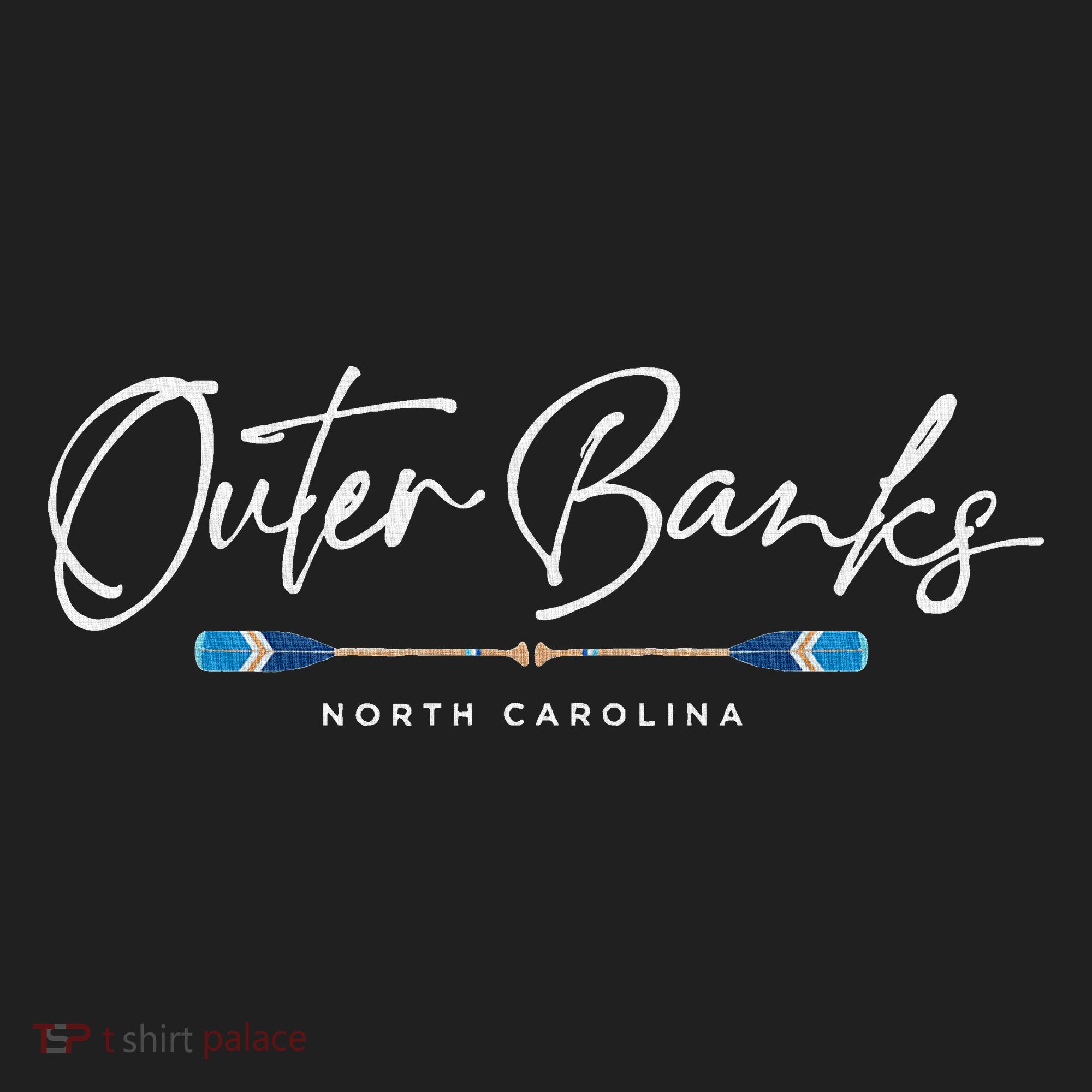 Outer Banks North Carolina Oars Graphic Beanie