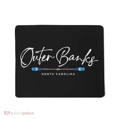 Outer Banks North Carolina Oars Graphic Mousepad