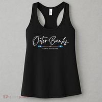 Outer Banks North Carolina Oars Graphic Women's Tank Top thumb 3
