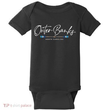 Outer Banks North Carolina Oars Graphic Baby Bodysuit