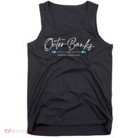 Outer Banks North Carolina Oars Graphic Tank Top thumb 0