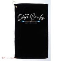 Outer Banks North Carolina Oars Graphic Golf Towel thumb 0