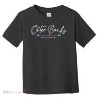 Outer Banks North Carolina Oars Graphic Toddler T-Shirt thumb 0