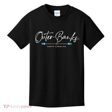 Outer Banks North Carolina Oars Graphic Kids T-Shirt