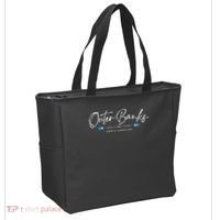 Outer Banks North Carolina Oars Graphic Tote Bag thumb 2