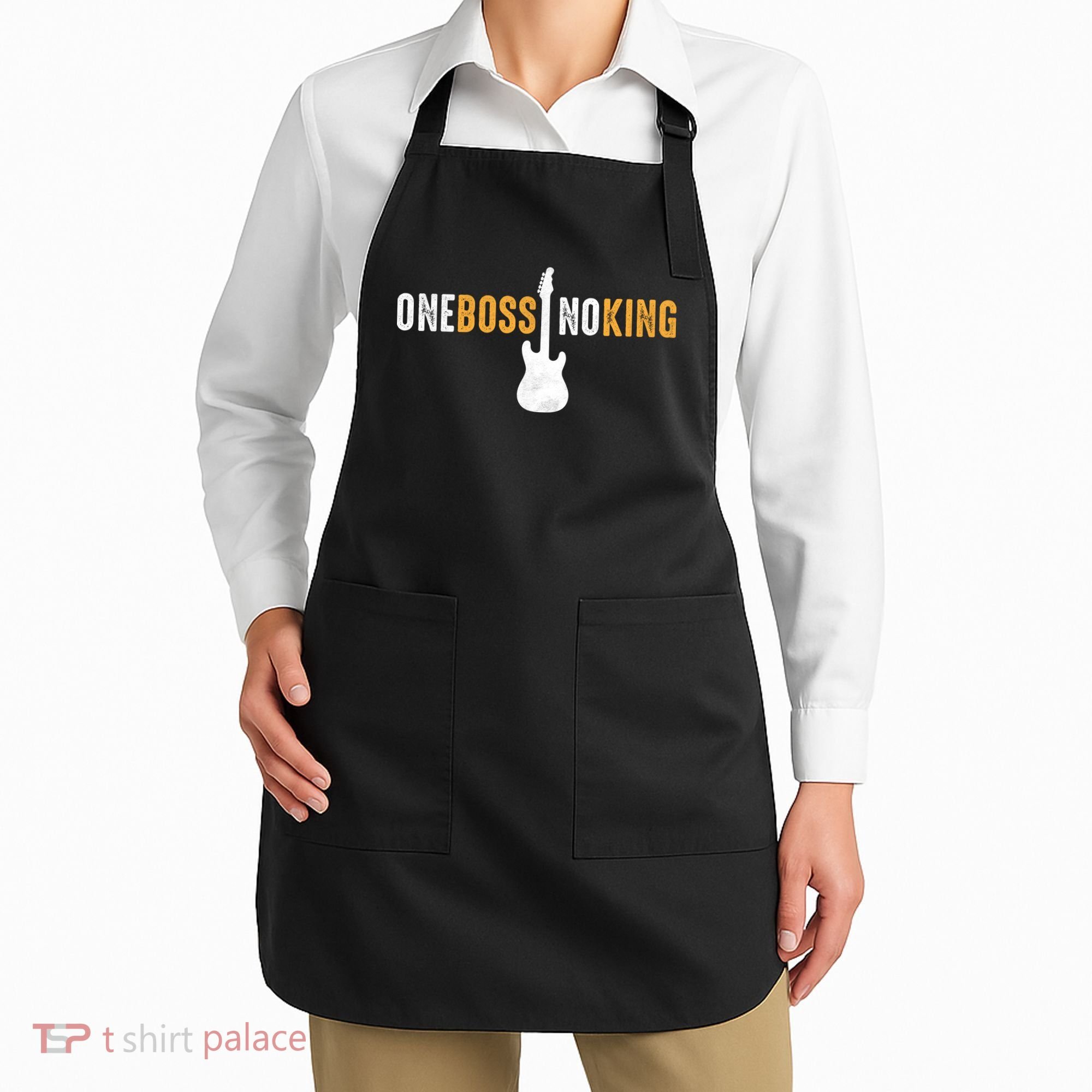 One Boss No King Guitar Apron