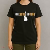 One Boss No King Guitar T-Shirt thumb 4