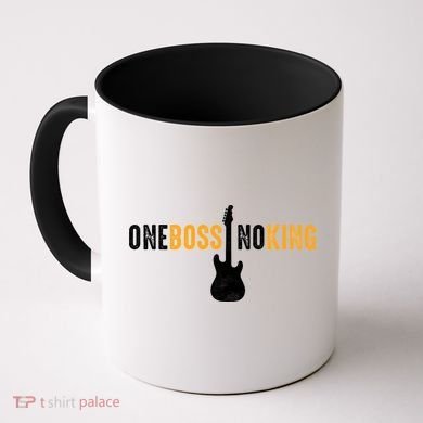 One Boss No King Guitar Coffee Mug