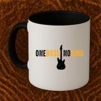 One Boss No King Guitar Coffee Mug thumb 2