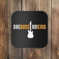 One Boss No King Guitar Coaster thumb 0