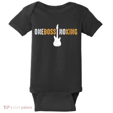 One Boss No King Guitar Baby Bodysuit