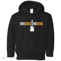 One Boss No King Guitar Toddler Hoodie thumb 0