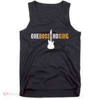 One Boss No King Guitar Tank Top thumb 0