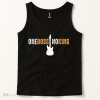 One Boss No King Guitar Tank Top thumb 2
