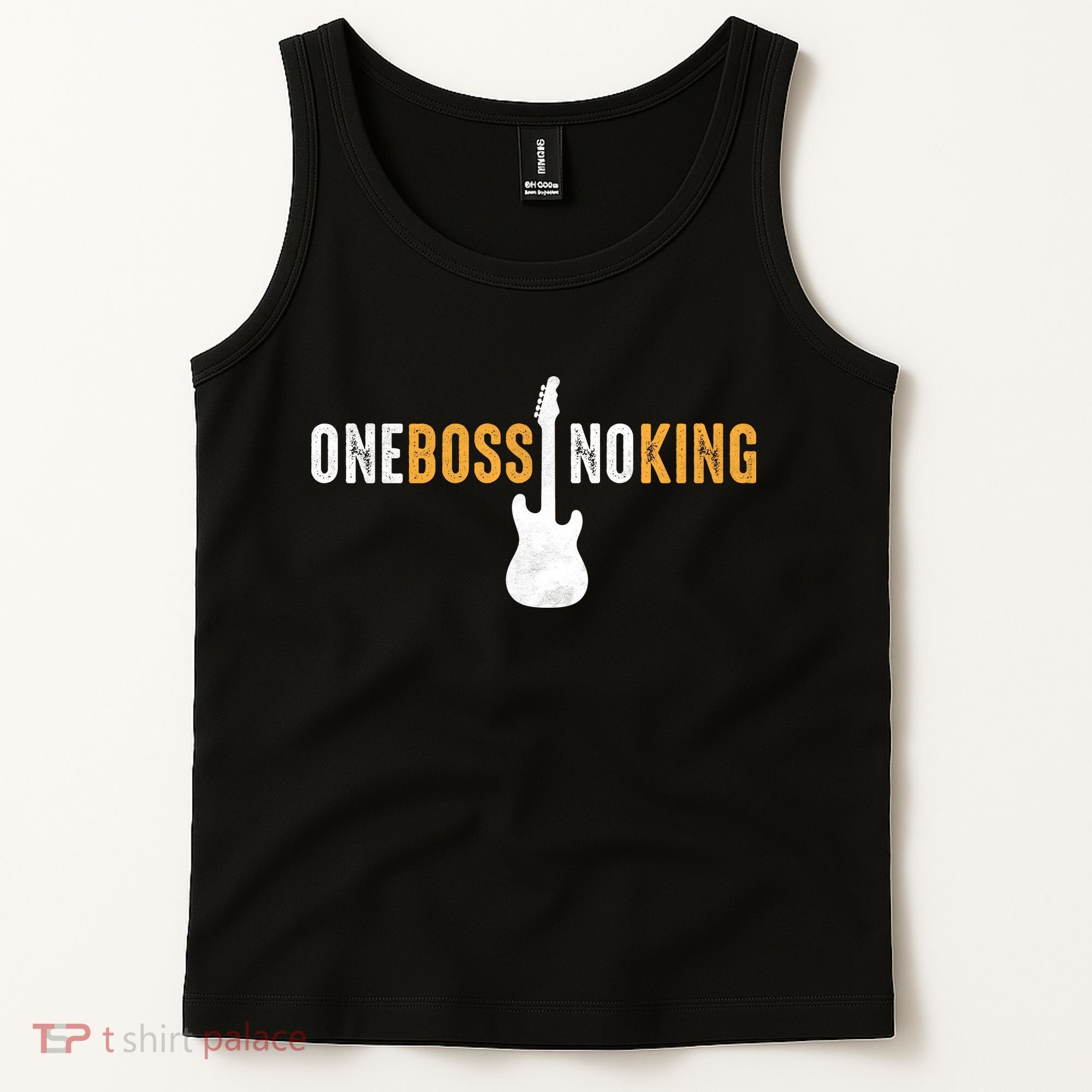 One Boss No King Guitar Tank Top