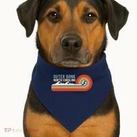 Outer Banks North Carolina NC Beach USA-Made Doggie Bandana thumb 1
