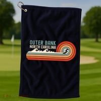 Outer Banks North Carolina NC Beach Golf Towel thumb 1