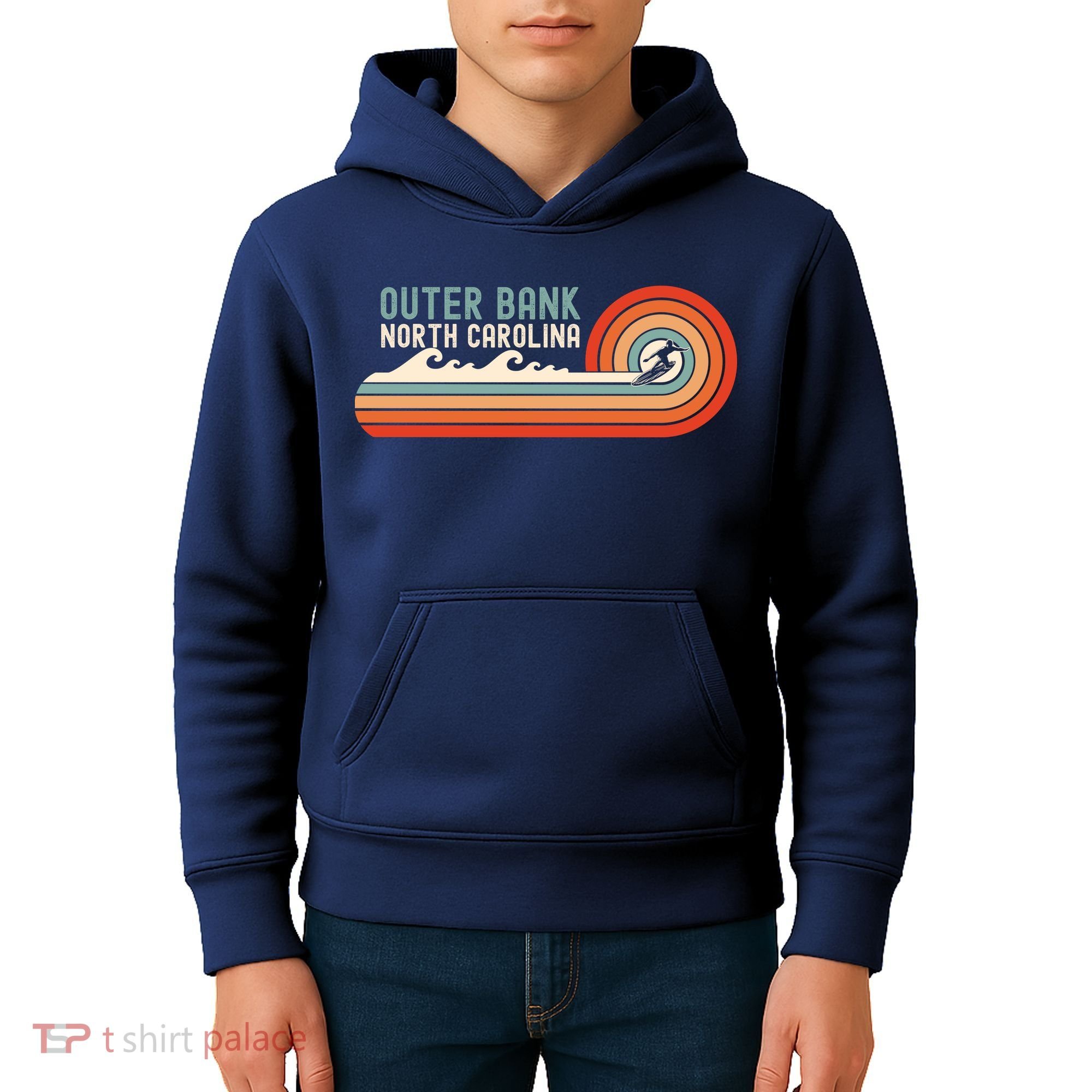 Outer Banks North Carolina NC Beach Kids Hoodie