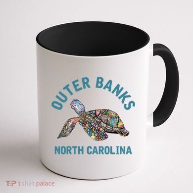 Outer Banks North Carolina NC Beach Coffee Mug back