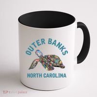 Outer Banks North Carolina NC Beach Coffee Mug thumb 1