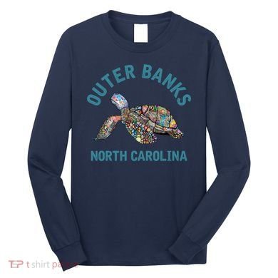 Outer Banks North Carolina NC Beach Long Sleeve Shirt