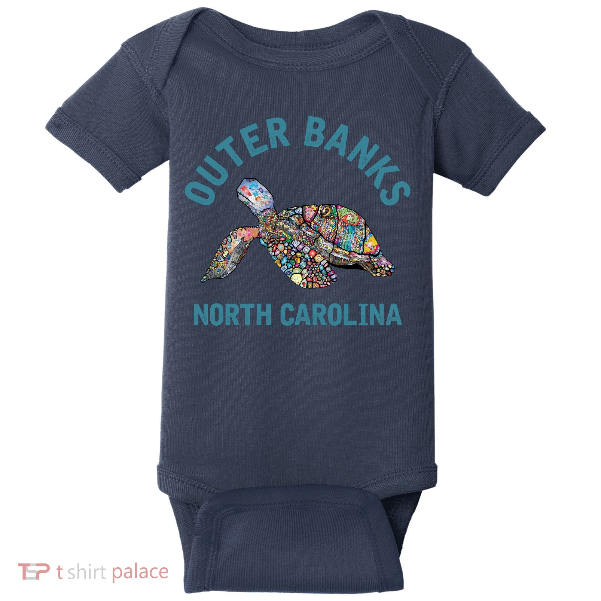 Outer Banks North Carolina NC Beach Baby Bodysuit
