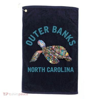 Outer Banks North Carolina NC Beach Golf Towel