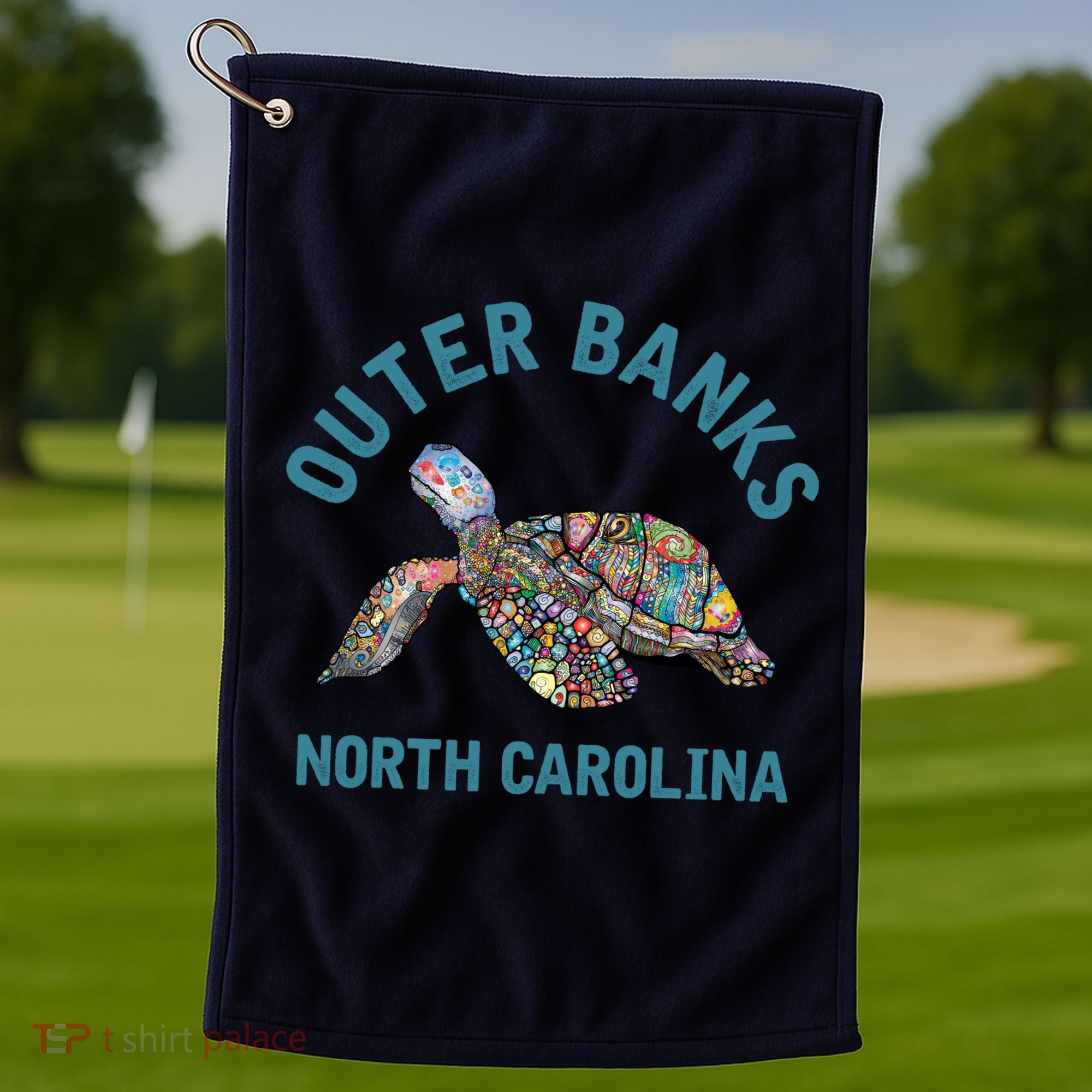 Outer Banks North Carolina NC Beach Golf Towel