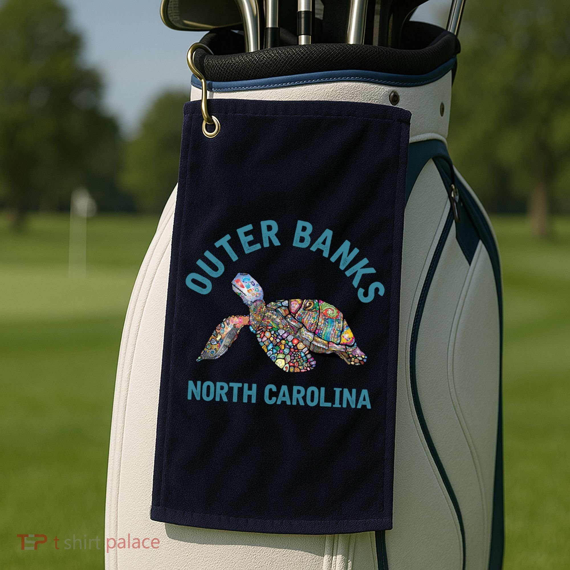 Outer Banks North Carolina NC Beach Golf Towel