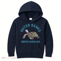 Outer Banks North Carolina NC Beach Kids Hoodie thumb 0