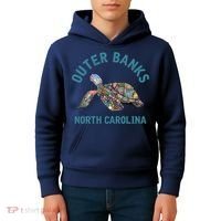 Outer Banks North Carolina NC Beach Kids Hoodie thumb 4