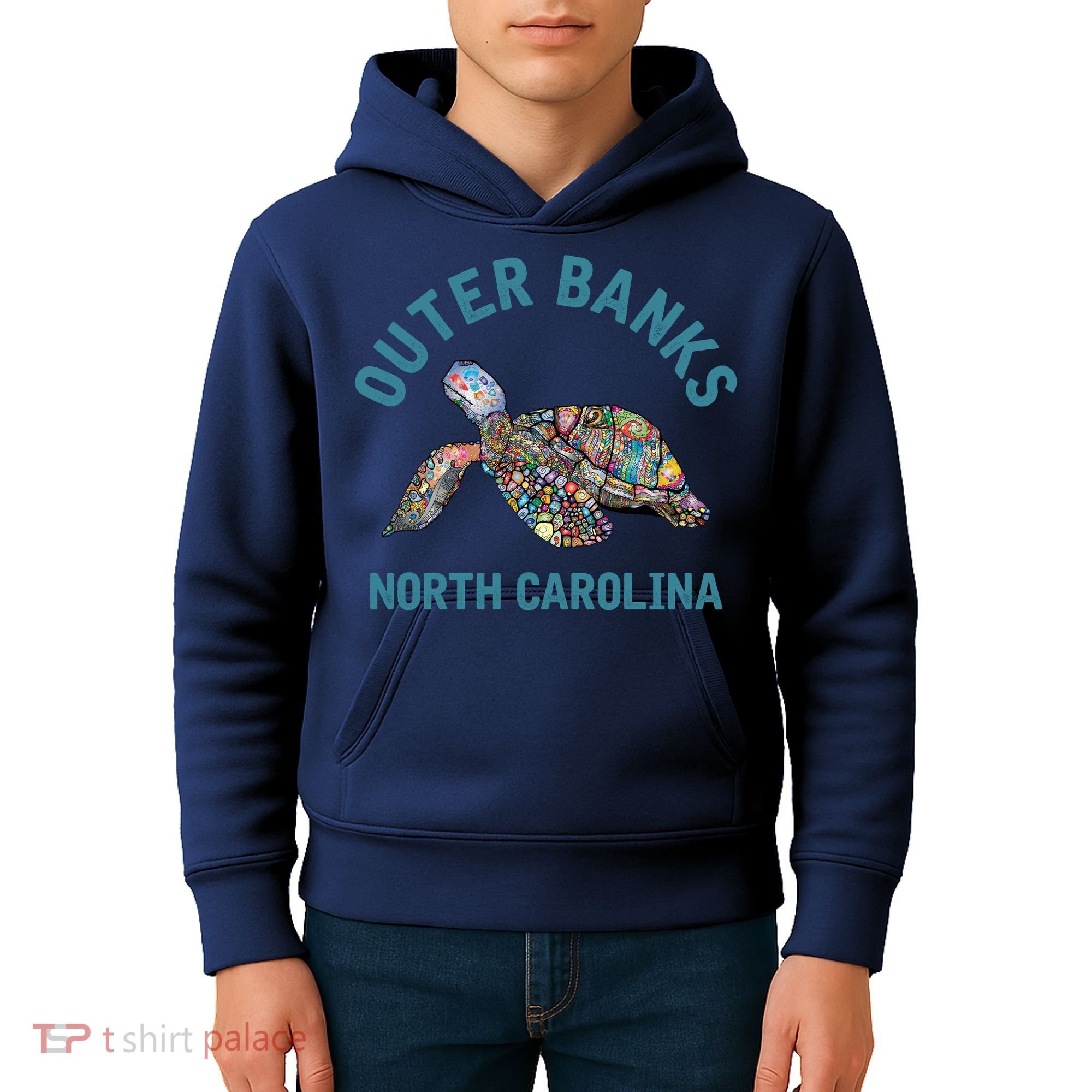 Outer Banks North Carolina NC Beach Kids Hoodie