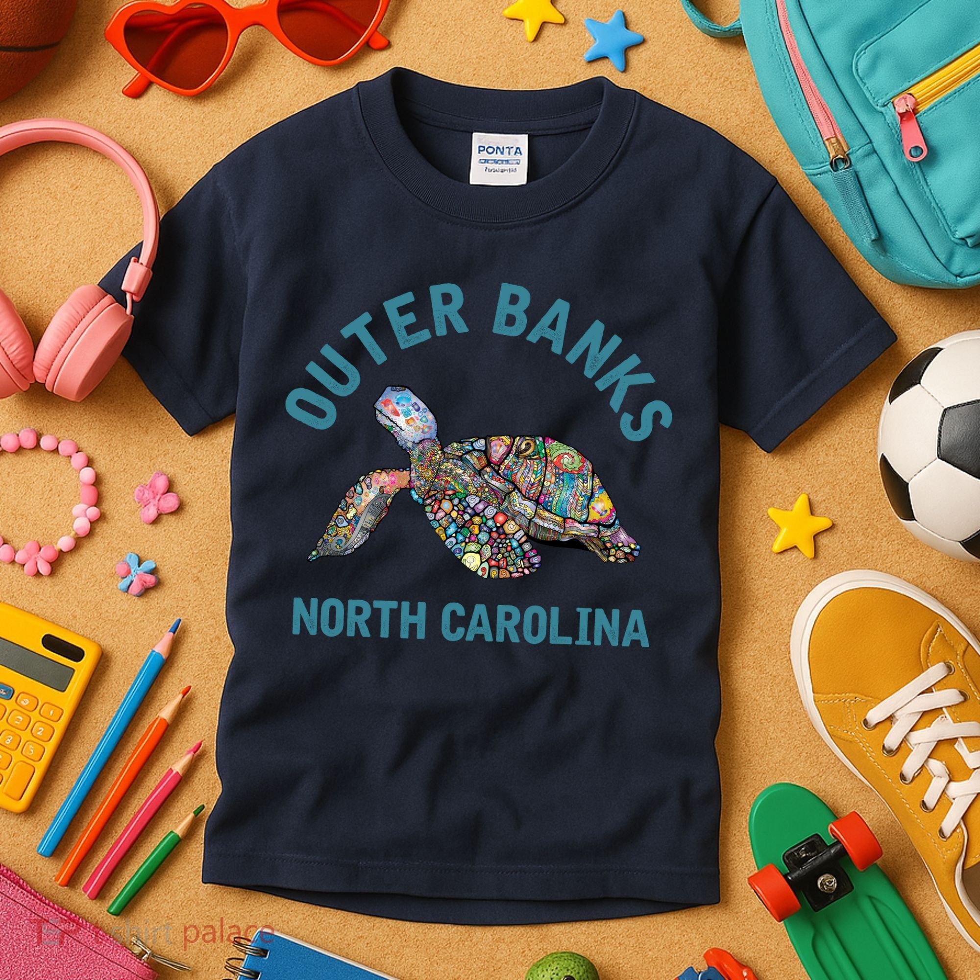 Outer Banks North Carolina NC Beach Kids T-Shirt