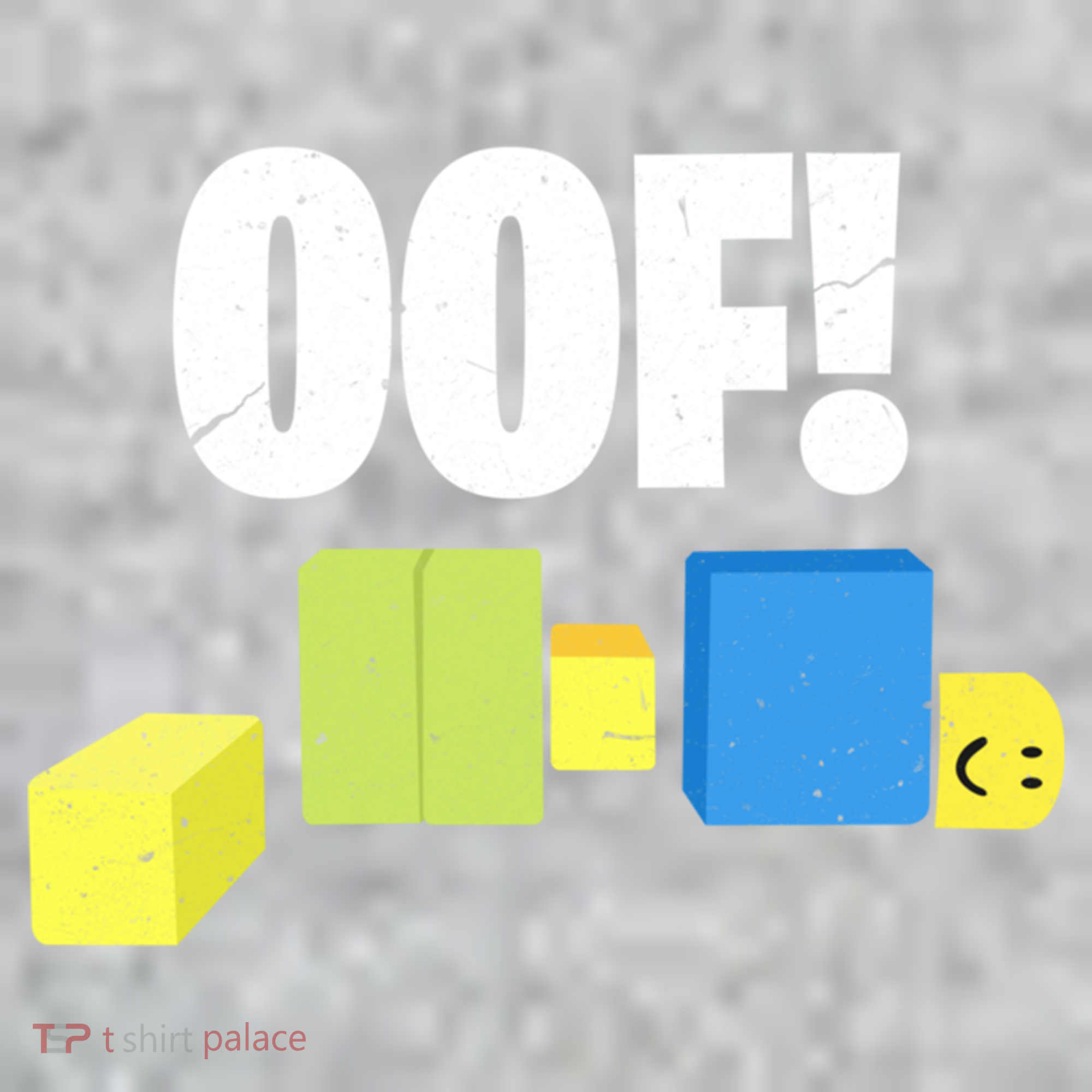 Oof! Blox Noob Funny Gamer Gift The Baniff Cuffed Pom Beanie