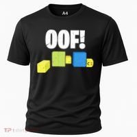 Oof! Blox Noob Funny Gamer Gift Cooling Performance Crew T-Shirt thumb 0