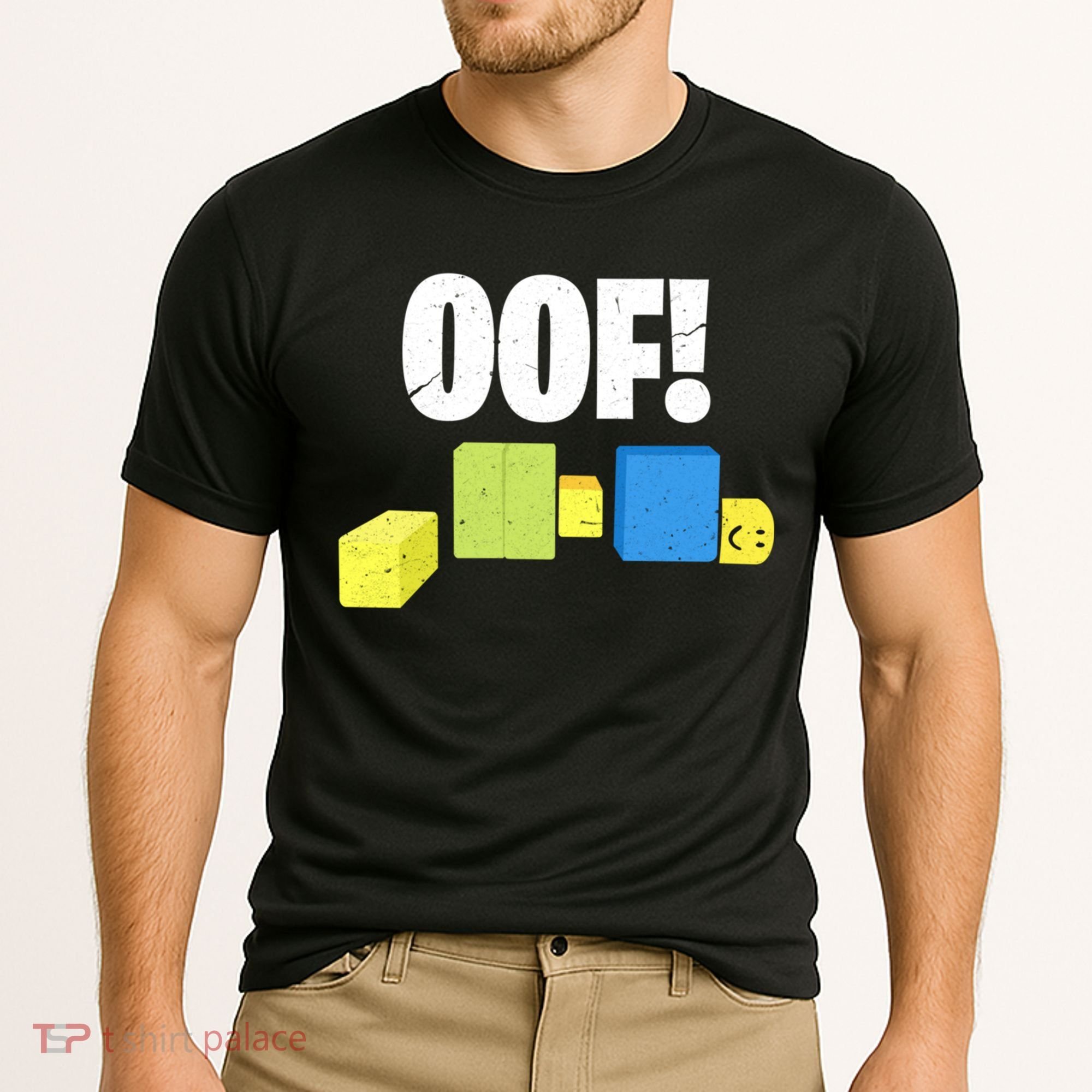 Oof! Blox Noob Funny Gamer Gift Cooling Performance Crew T-Shirt