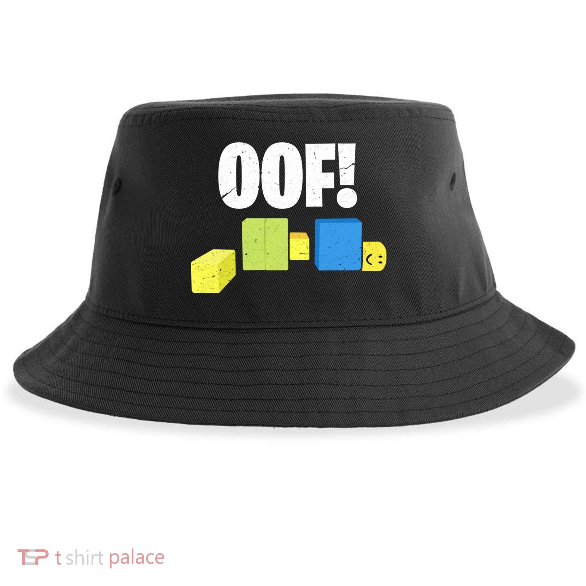 Oof! Blox Noob Funny Gamer Gift Sustainable Bucket Hat
