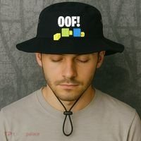 Oof! Blox Noob Funny Gamer Gift Bucket Hat thumb 2
