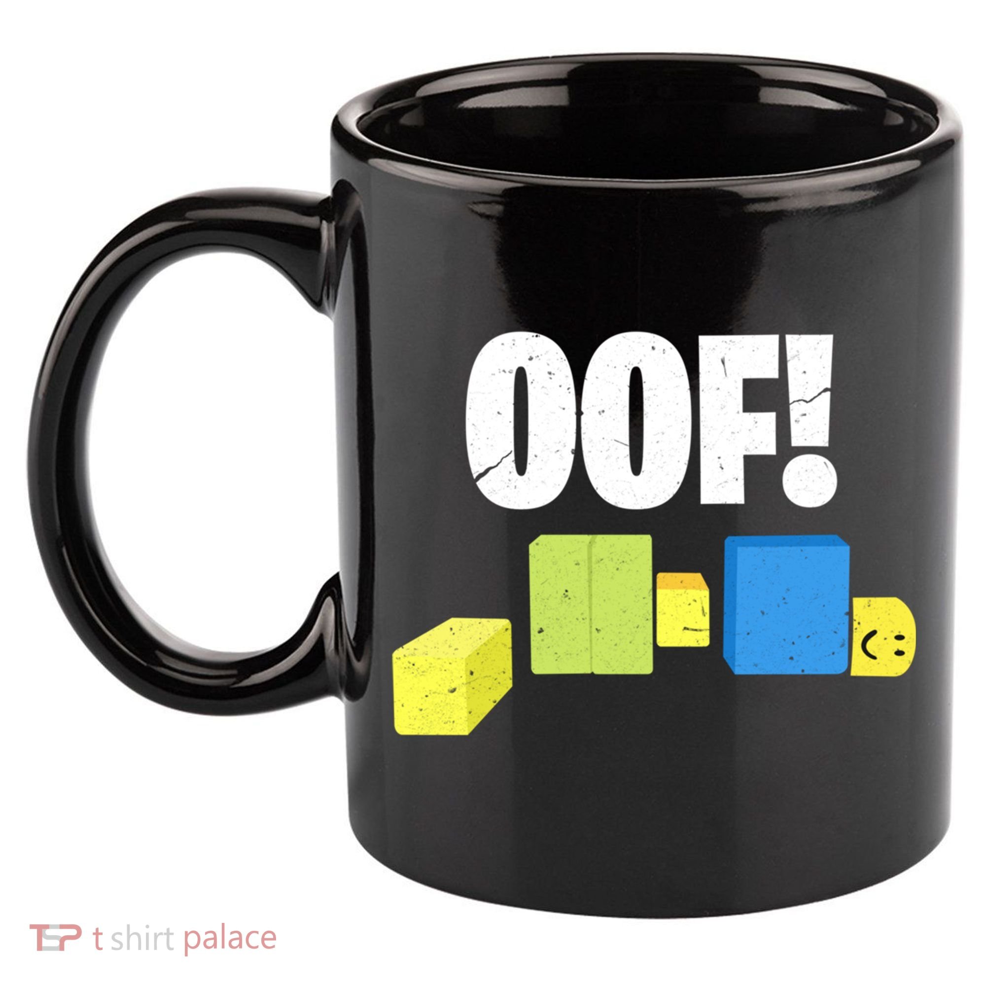 Oof! Blox Noob Funny Gamer Gift 11oz C Handle Ceramic Mug