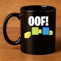 Oof! Blox Noob Funny Gamer Gift 11oz C Handle Ceramic Mug thumb 4