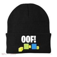 Oof! Blox Noob Funny Gamer Gift Beanie thumb 0