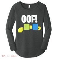 Oof! Blox Noob Funny Gamer Gift Women's Perfect Tri Tunic Long Sleeve Shirt thumb 0