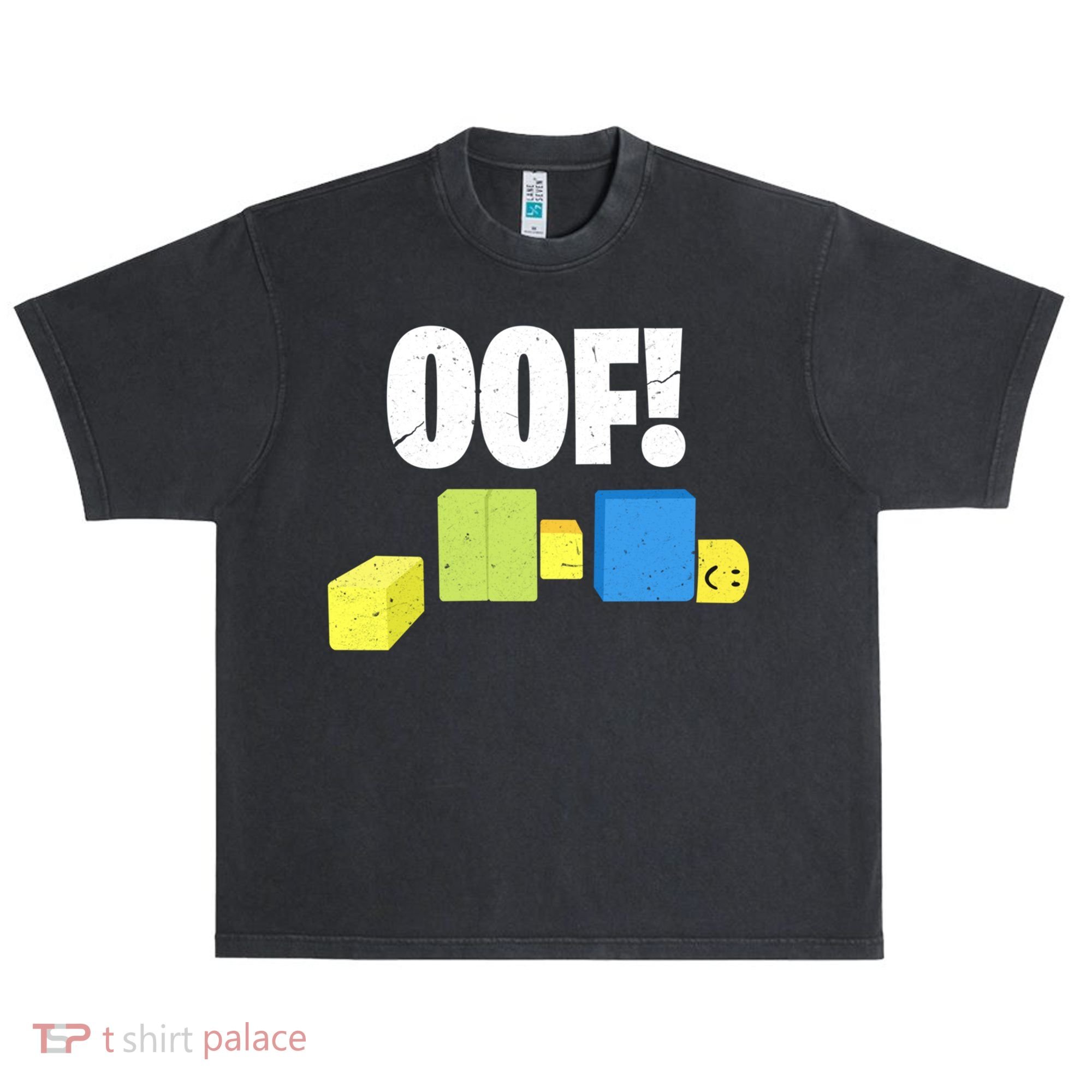 Oof! Blox Noob Funny Gamer Gift Urban Oversized Heavyweight T-Shirt