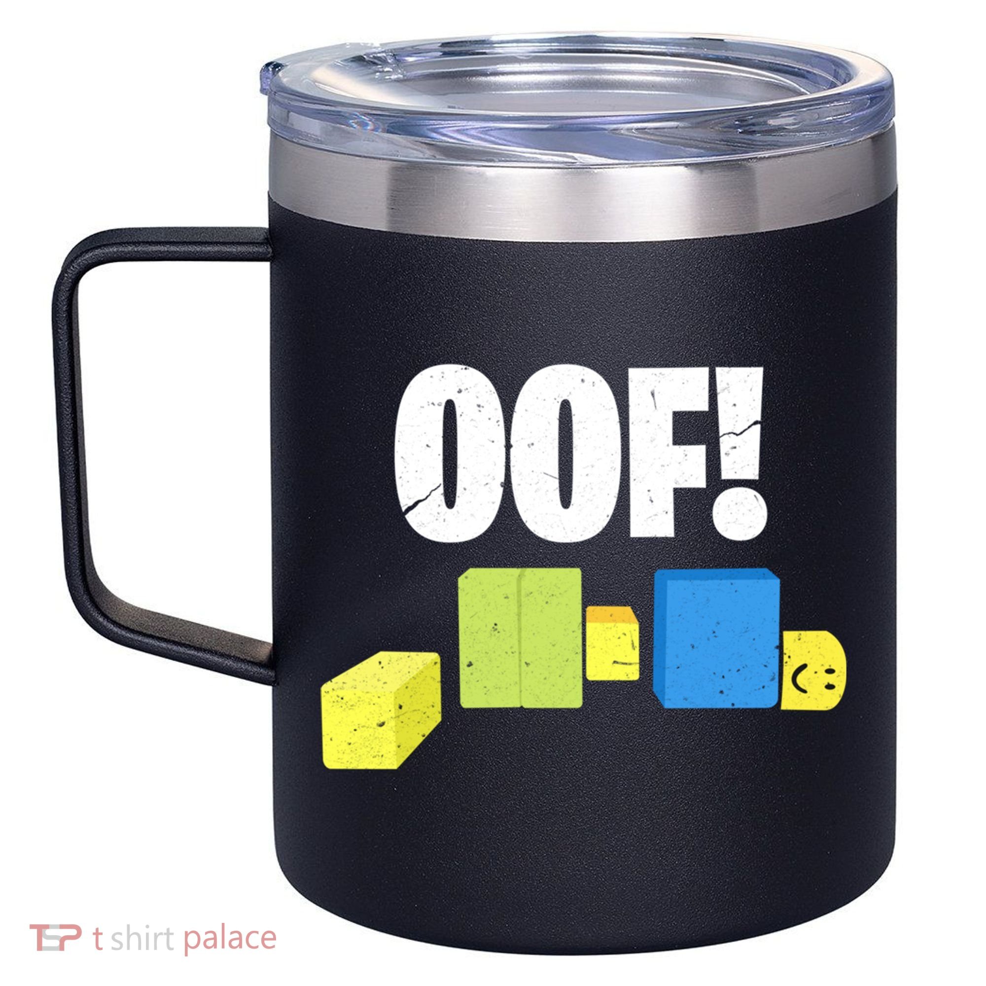 Oof! Blox Noob Funny Gamer Gift 12oz Stainless Steel Coffee Mug