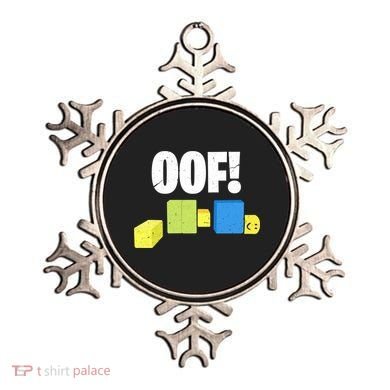 Oof! Blox Noob Funny Gamer Gift Ornament